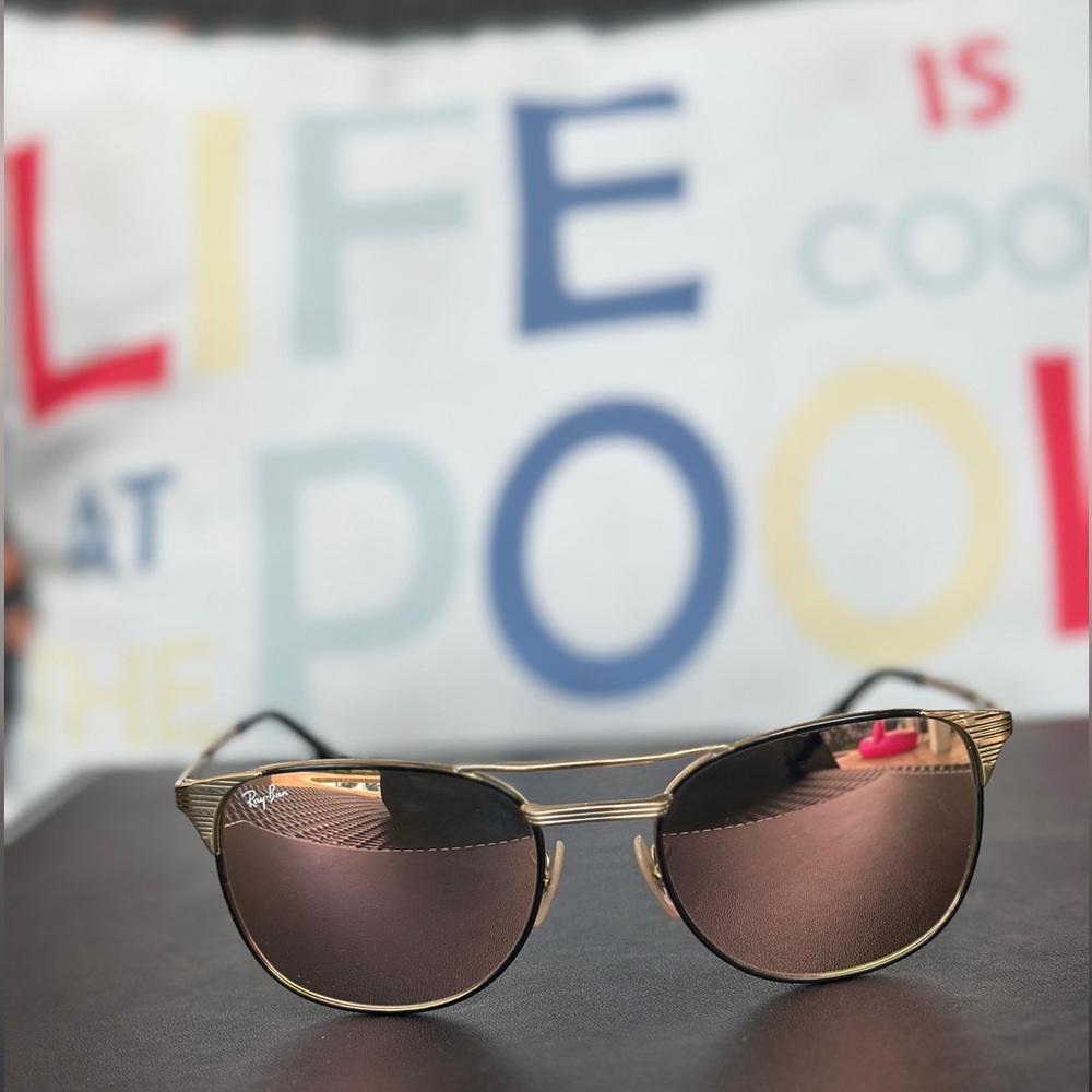 RAY BAN RB3429-M 9000/Z2 58[]19 ROSE MIRROR ARISTA SIGNET AVIATOR SUNGLASSES
